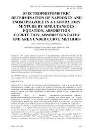 spectrophotometric determination of naproxen and esomeprazole in ...