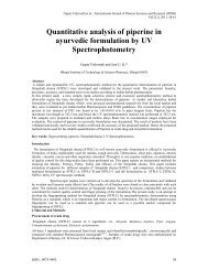 Quantitative analysis of piperine in ayurvedic - international journal ...