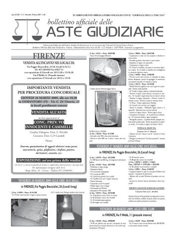 ASTE GIUDIZIARIE - ISVEG Istituto Vendite Giudiziarie