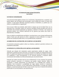 Extraction - Consent Form (Spanish)