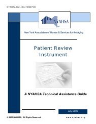 Patient Review Instrument - LeadingAgeNY - Home