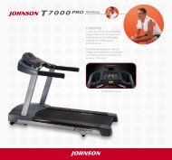 T7000 PRO Presale 090709' - Johnson Fitness