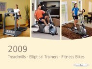 Treadmills · Elliptical Trainers · Fitness Bikes - Johnson Fitness