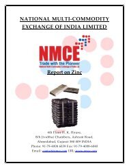 NATIONAL MULTI-COMMODITY EXCHANGE OF INDIA ... - Nmce.com