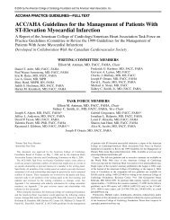 ACC/AHA Guidelines for the Management of Patients With ST ...