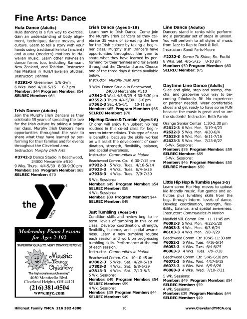 selrec - the YMCA of Greater Cleveland