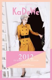 KaDeWe Magazin Frühjahr 2012 