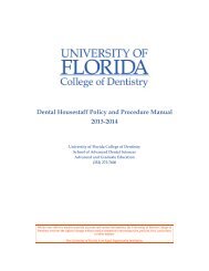 Download - College of Dentistry - University of Florida