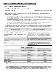 benefit highlights for delta dental ppo - Delta Dental Insurance