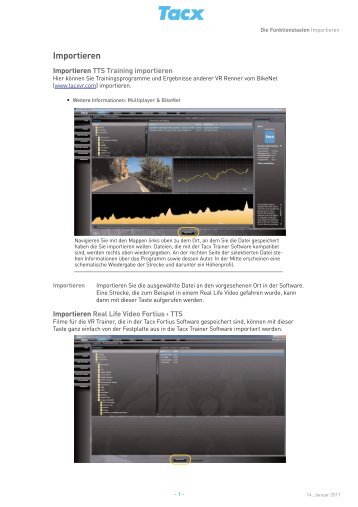 Importieren - Tacx
