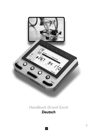 Handbuch Grand Excel Deutsch - Tacx