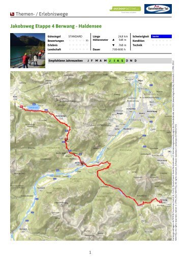 Themen- / Erlebniswege Jakobsweg Etappe 4 ... - Tannheimer Tal