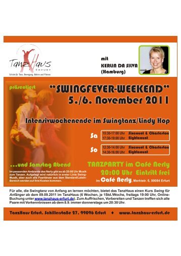 SwingNov2011 fÃ¼r web - TanzHaus Erfurt