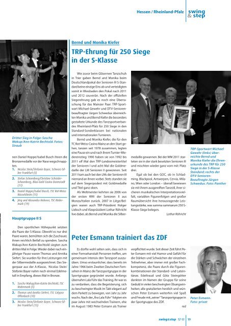 Swing & Step - Deutscher Tanzsportverband eV