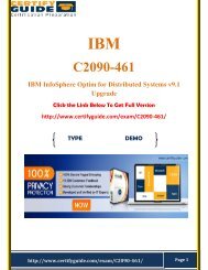 C2090-461 Exam Actual Questions PDF.pdf