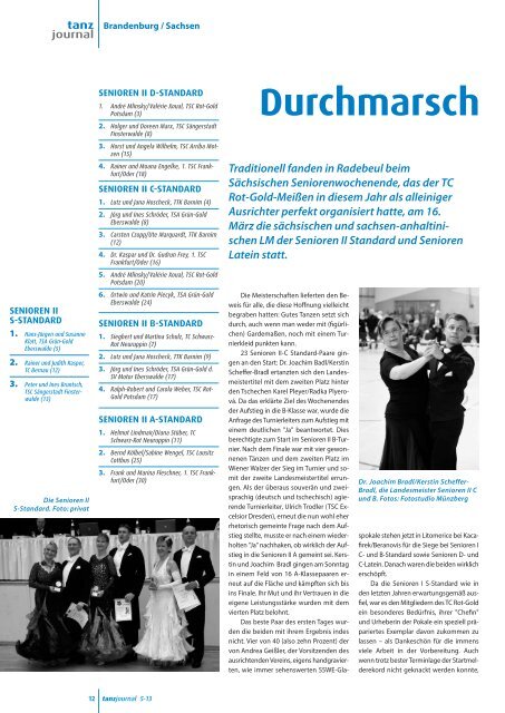 Tanzjournal - DTV