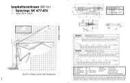 loopkattorenkraan (80 tm) Spierings SK 477-AT4