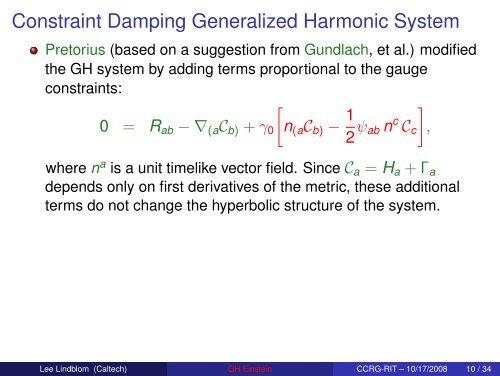 Solving Einstein's Equations the Generalized Harmonic Way