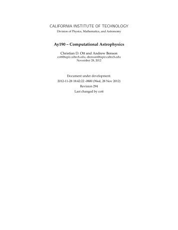 ay190_notes.pdf rev294 - TAPIR Group at Caltech
