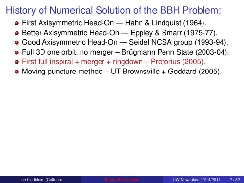 Solving Einstein's Equations for Binary Black Hole Spacetimes