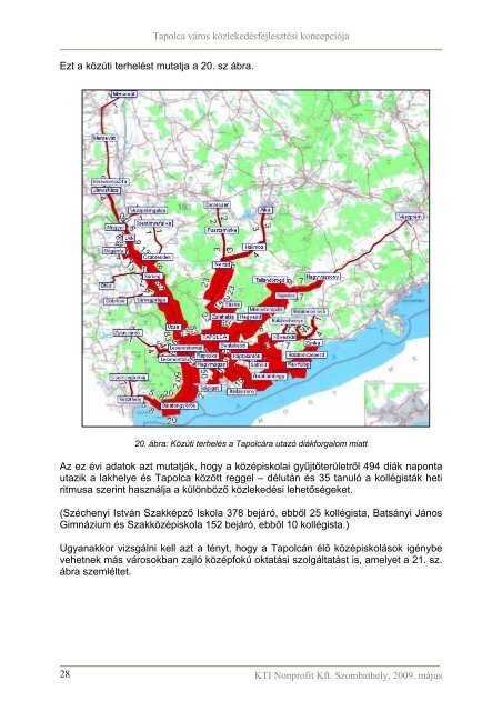 Tapolca vÃ¡ros kÃ¶zlekedÃ©sfejlesztÃ©si koncepciÃ³ja