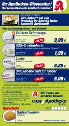 Ihr Apotheken-Discounter! - easy Apotheke