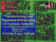 Troubleshooting and Preventive Maintenance of Hydraulic ... - tappi