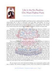 Life in the Six Realms: Om Mani Padme Hum