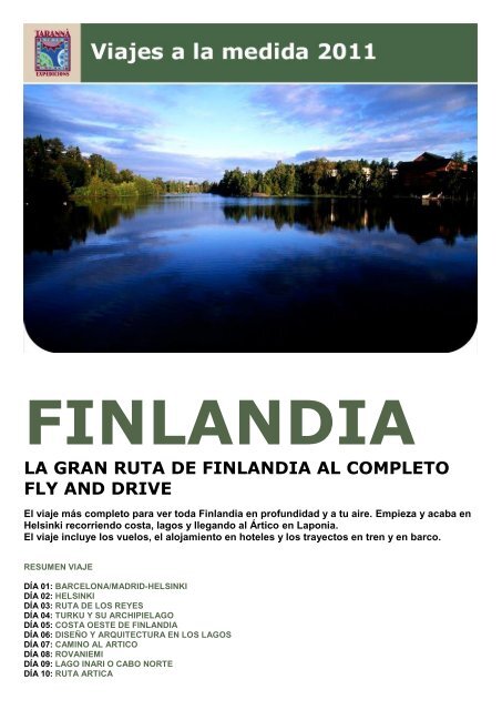 la gran ruta de finlandia al completo fly and drive - Viajes Tarannà