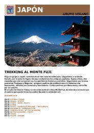 TREKKING AL MONTE FUJI - Viajes Tarannà