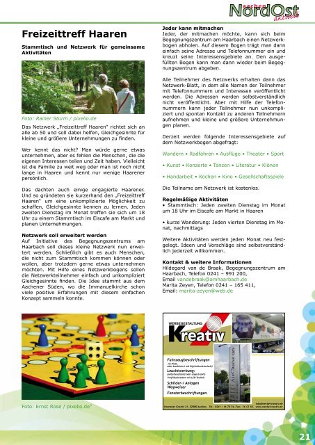 Nordost aktuell - Ausgabe 006 - Juli 2011 - Euregio-Aktuell.EU