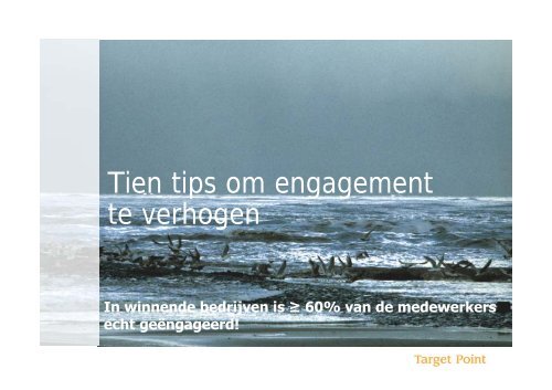 Tien tips om engagement te verhogen - Target Point