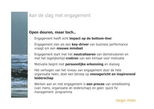 Tien tips om engagement te verhogen - Target Point