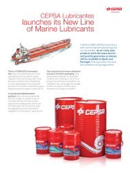 launches its New Line of Marine Lubricants - Cepsa