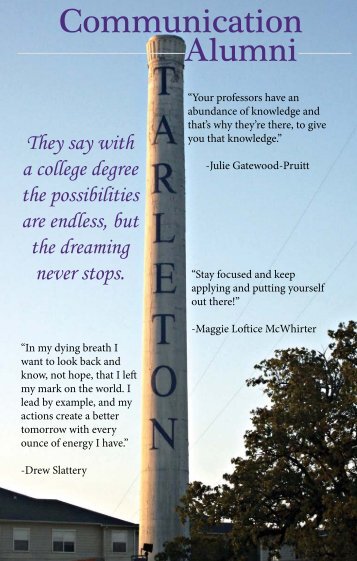 Communication Studies alumni - Tarleton State University