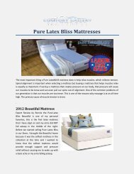 Pure Latex Bliss Mattresses