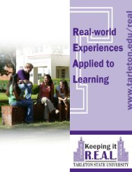 Real-world - Tarleton State University