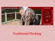 Traditional Decking