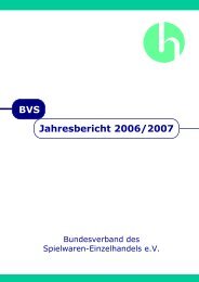 Jahresbericht 2006/2007 BVS - BVT