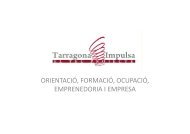 Projecte Tarragona Impulsa - Ajuntament de Tarragona