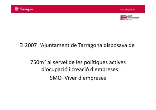 Projecte Tarragona Impulsa - Ajuntament de Tarragona