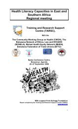 HLregional meeting09.pdf - Training and Research Support Centre