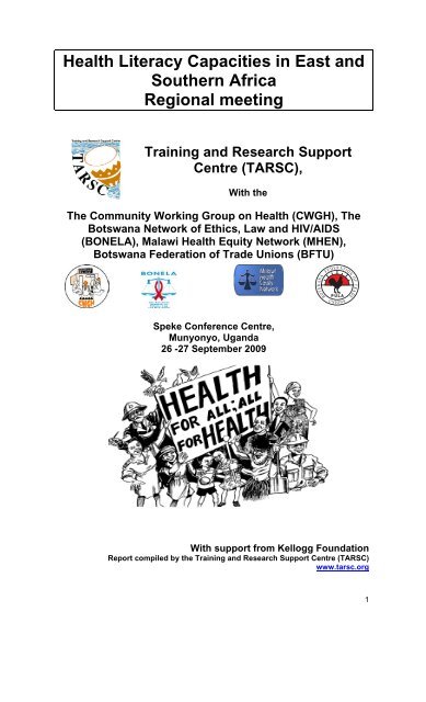 HLregional meeting09.pdf - Training and Research Support Centre