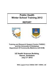 WS2012 Report.pdf - Training and Research Support Centre