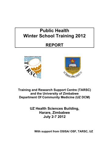 WS2012 Report.pdf - Training and Research Support Centre