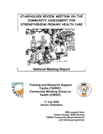 Nat PHC meeting rep Jul09.pdf - Training and Research Support ...