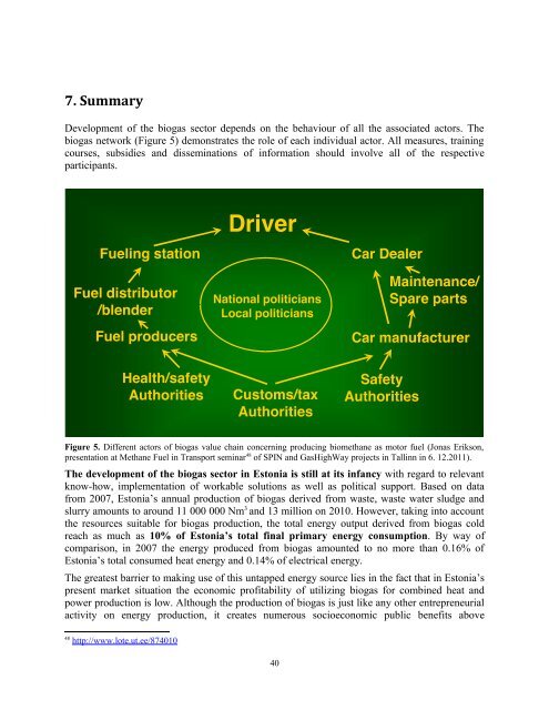 Regional Biogas Development Strategy and Action Plan - Tartu