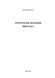 Statistiline Ã¼levaade TARTU 2011 (5,8 MB pdf)