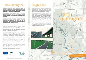 Idaringtee ehitust tutvustav voldik (pdf) - Tartu