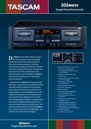 Flyer - Tascam